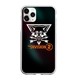 Чехол iPhone 11 Pro матовый The Division 2 Logo, цвет: 3D-белый