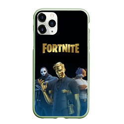 Чехол iPhone 11 Pro матовый FORTNITE 2 SEASON CHAPTER 2, цвет: 3D-салатовый