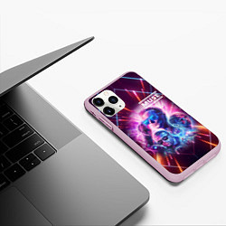 Чехол iPhone 11 Pro матовый Muse, цвет: 3D-розовый — фото 2