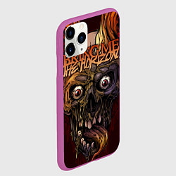 Чехол iPhone 11 Pro матовый Bring Me the Horizon, цвет: 3D-фиолетовый — фото 2