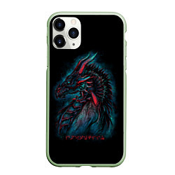 Чехол iPhone 11 Pro матовый THE ELDER SCROLLS, цвет: 3D-салатовый