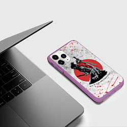 Чехол iPhone 11 Pro матовый SEKIRO SHADOW DIE TWICE, цвет: 3D-фиолетовый — фото 2