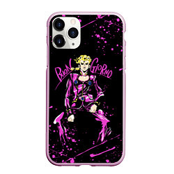 Чехол iPhone 11 Pro матовый JOJOS BIZARRE ADVENTURE, цвет: 3D-розовый