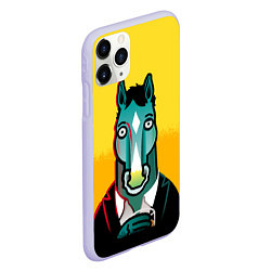 Чехол iPhone 11 Pro матовый BoJack Horseman, цвет: 3D-светло-сиреневый — фото 2