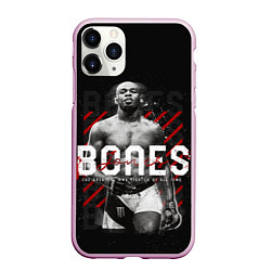 Чехол iPhone 11 Pro матовый Bones Jones, цвет: 3D-розовый