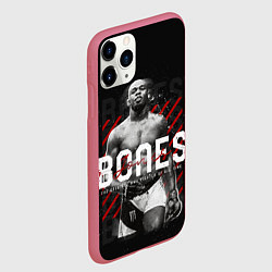 Чехол iPhone 11 Pro матовый Bones Jones, цвет: 3D-малиновый — фото 2