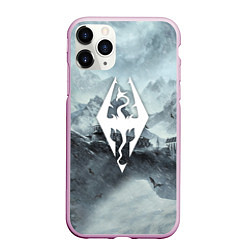 Чехол iPhone 11 Pro матовый THE ELDER SCROLLS, цвет: 3D-розовый