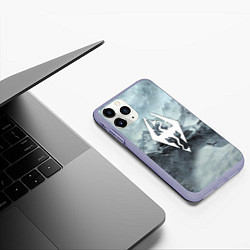 Чехол iPhone 11 Pro матовый THE ELDER SCROLLS, цвет: 3D-светло-сиреневый — фото 2