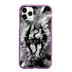 Чехол iPhone 11 Pro матовый THE ELDER SCROLLS, цвет: 3D-фиолетовый