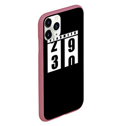 Чехол iPhone 11 Pro матовый OLDOMETR 30 лет, цвет: 3D-малиновый — фото 2