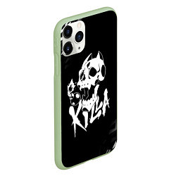 Чехол iPhone 11 Pro матовый KILLER QUEEN, цвет: 3D-салатовый — фото 2