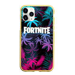 Чехол iPhone 11 Pro матовый FORTNITE, цвет: 3D-желтый