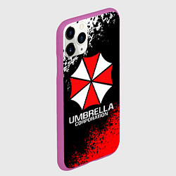 Чехол iPhone 11 Pro матовый RESIDENT EVIL UMBRELLA, цвет: 3D-фиолетовый — фото 2