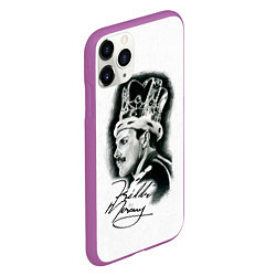 Чехол iPhone 11 Pro матовый Queen, цвет: 3D-фиолетовый — фото 2