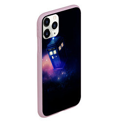 Чехол iPhone 11 Pro матовый TARDIS, цвет: 3D-розовый — фото 2