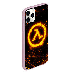 Чехол iPhone 11 Pro матовый HALF-LIFE, цвет: 3D-розовый — фото 2