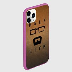 Чехол iPhone 11 Pro матовый HALF-LIFE, цвет: 3D-фиолетовый — фото 2