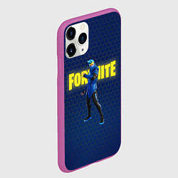Чехол iPhone 11 Pro матовый FORTNITE NINJA, цвет: 3D-фиолетовый — фото 2