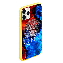 Чехол iPhone 11 Pro матовый QUEEN, цвет: 3D-желтый — фото 2