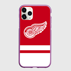 Чехол iPhone 11 Pro матовый Детройт Ред Уингз