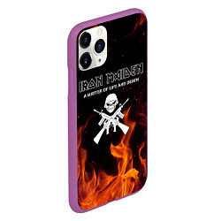 Чехол iPhone 11 Pro матовый IRON MAIDEN, цвет: 3D-фиолетовый — фото 2