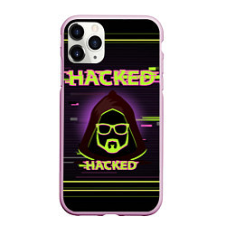 Чехол iPhone 11 Pro матовый Hacked, цвет: 3D-розовый