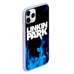 Чехол iPhone 11 Pro матовый LINKIN PARK, цвет: 3D-светло-сиреневый — фото 2