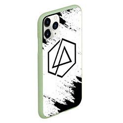 Чехол iPhone 11 Pro матовый LINKIN PARK, цвет: 3D-салатовый — фото 2