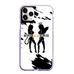 Чехол iPhone 11 Pro матовый Brazzers, цвет: 3D-светло-сиреневый