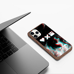 Чехол iPhone 11 Pro матовый LOVE DEATH ROBOTS LDR, цвет: 3D-коричневый — фото 2