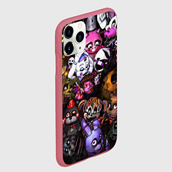 Чехол iPhone 11 Pro матовый Five Nights At Freddy's, цвет: 3D-малиновый — фото 2