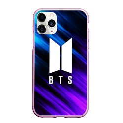 Чехол iPhone 11 Pro матовый BTS, цвет: 3D-розовый