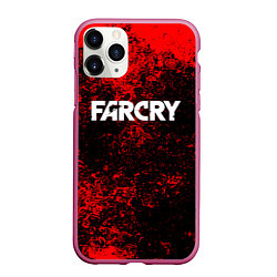 Чехол iPhone 11 Pro матовый FARCRY, цвет: 3D-малиновый