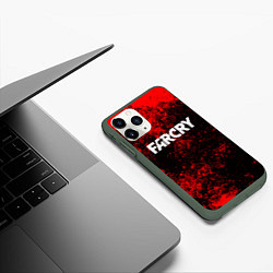 Чехол iPhone 11 Pro матовый FARCRY, цвет: 3D-темно-зеленый — фото 2