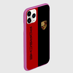 Чехол iPhone 11 Pro матовый PORSCHE, цвет: 3D-фиолетовый — фото 2