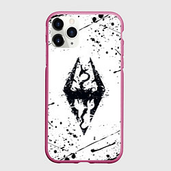 Чехол iPhone 11 Pro матовый THE ELDER SCROLLS, цвет: 3D-малиновый