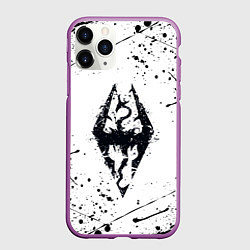 Чехол iPhone 11 Pro матовый THE ELDER SCROLLS, цвет: 3D-фиолетовый