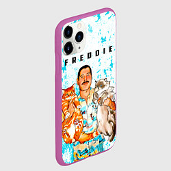 Чехол iPhone 11 Pro матовый Queen, цвет: 3D-фиолетовый — фото 2