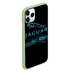 Чехол iPhone 11 Pro матовый Jaguar, цвет: 3D-салатовый — фото 2