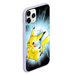 Чехол iPhone 11 Pro матовый PikaPika, цвет: 3D-светло-сиреневый — фото 2