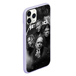 Чехол iPhone 11 Pro матовый Metallica, цвет: 3D-светло-сиреневый — фото 2