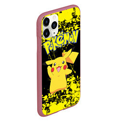 Чехол iPhone 11 Pro матовый POKEMON, цвет: 3D-малиновый — фото 2