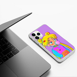 Чехол iPhone 11 Pro матовый SAILOR MOON, цвет: 3D-белый — фото 2