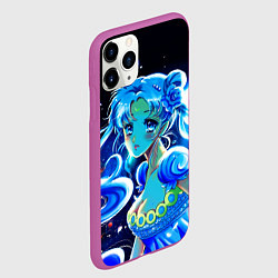 Чехол iPhone 11 Pro матовый СЕЙЛОР МУН, цвет: 3D-фиолетовый — фото 2
