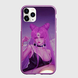 Чехол iPhone 11 Pro матовый PINK HEAR, цвет: 3D-фиолетовый