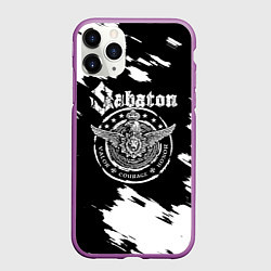 Чехол iPhone 11 Pro матовый Sabaton, цвет: 3D-фиолетовый