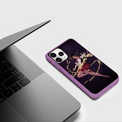 Чехол iPhone 11 Pro матовый SAILOR MARS, цвет: 3D-фиолетовый — фото 2