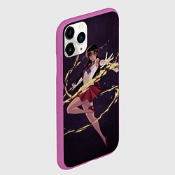 Чехол iPhone 11 Pro матовый SAILOR MARS, цвет: 3D-фиолетовый — фото 2