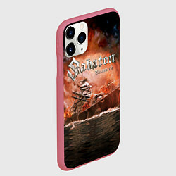 Чехол iPhone 11 Pro матовый Sabaton, цвет: 3D-малиновый — фото 2