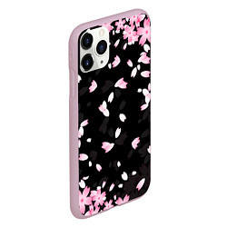 Чехол iPhone 11 Pro матовый САКУРА, цвет: 3D-розовый — фото 2
